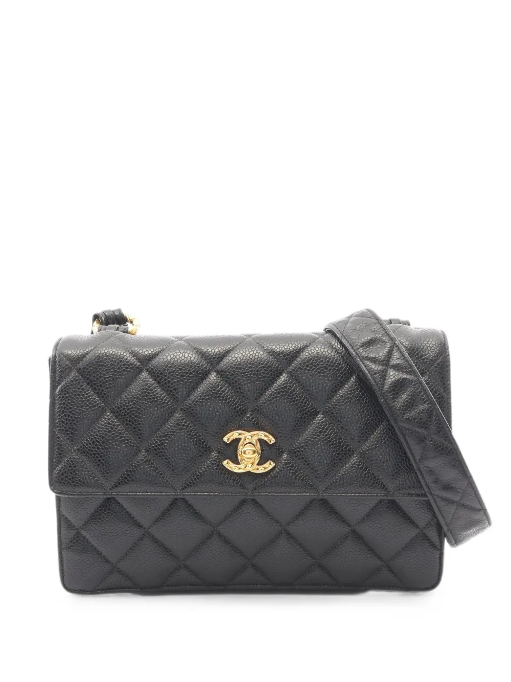 CHANEL Pre-Owned 1991-1994 matelassé shoulder bag - Schwarz