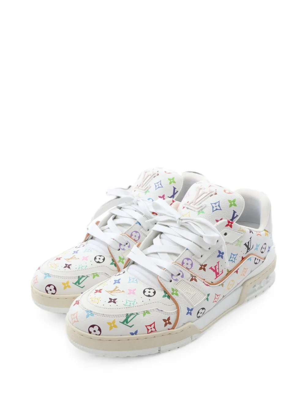 Louis Vuitton Pre-Owned 2024 LV x TM LV Trainer-line sneakers - Weiß