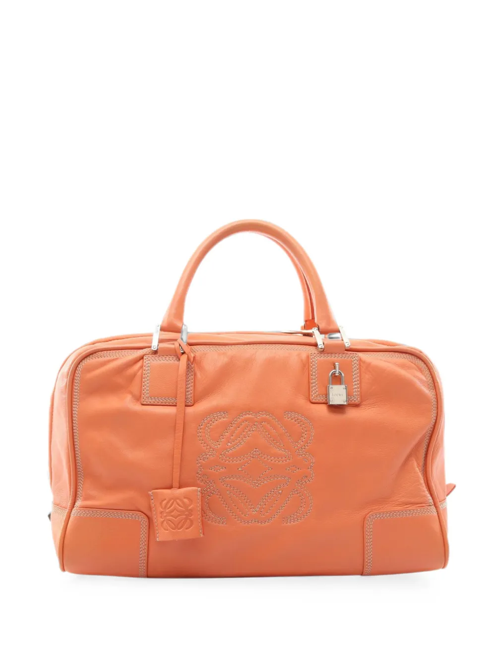 Loewe Pre-Owned 2000s 36 Amazona handbag - Orange