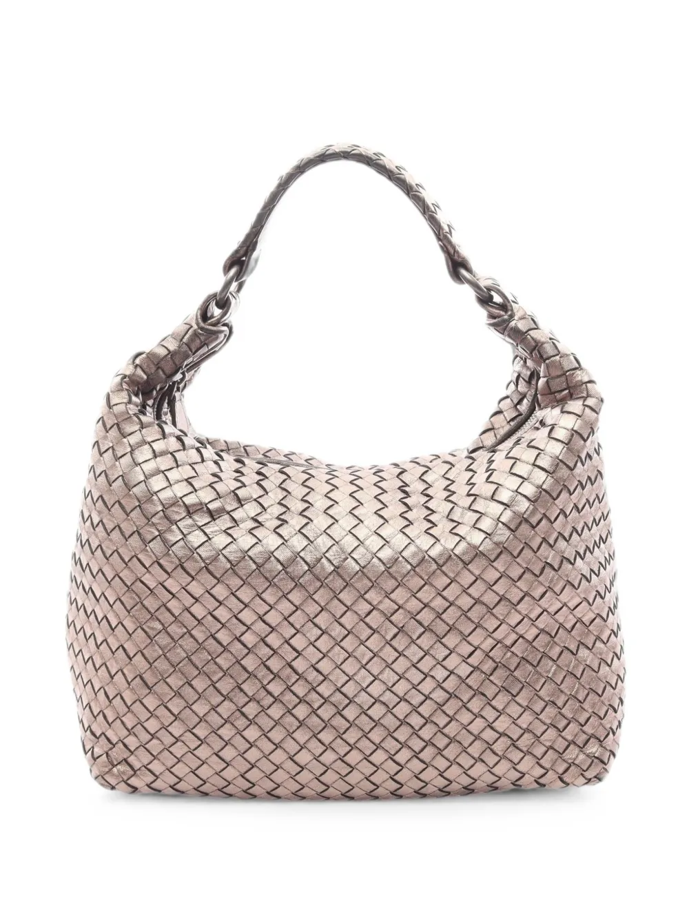 Bottega Veneta Pre-Owned 2000s Intrecciato shoulder bag - Oro