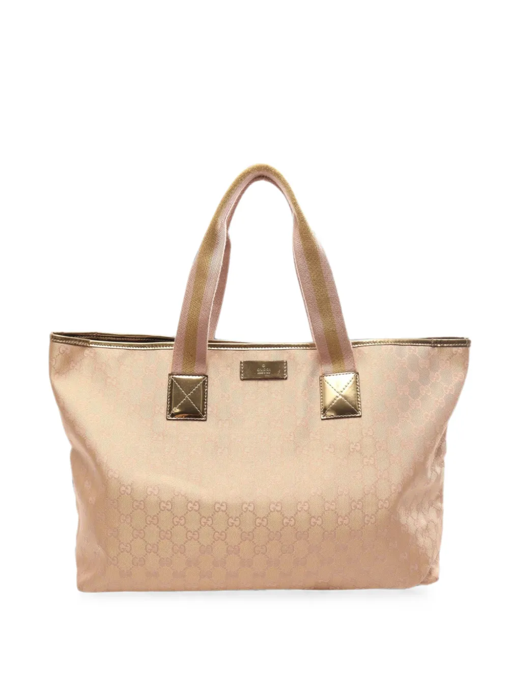 Gucci Pre-Owned 2000s webbing line tote bag - Toni neutri
