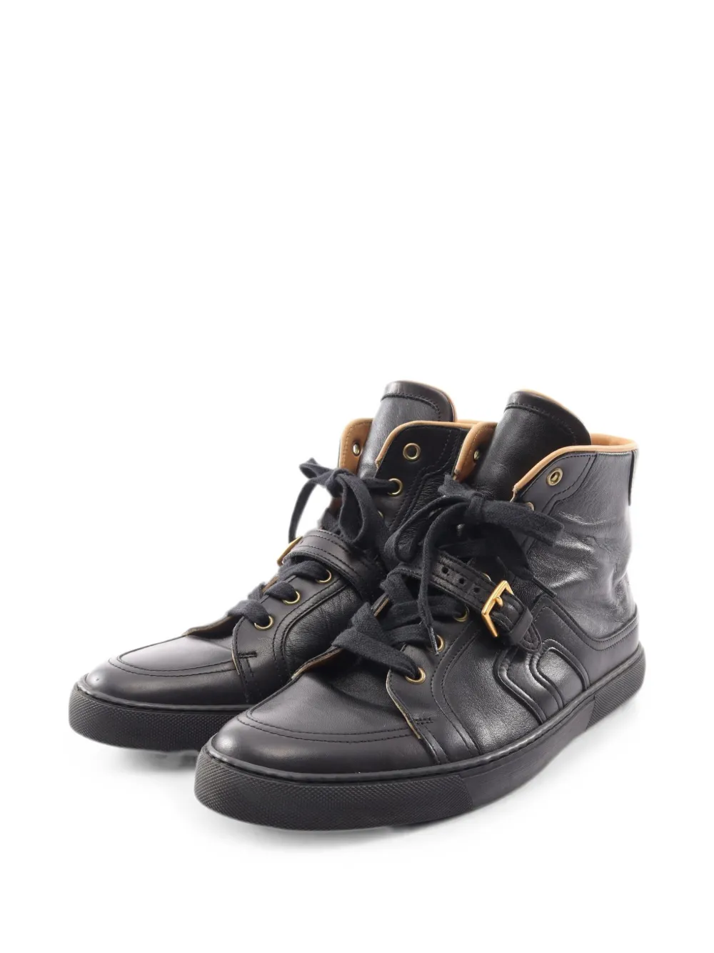 Hermès Pre-Owned 2010s belt strap sneakers - Schwarz