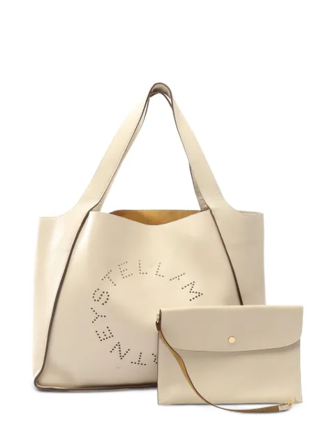 Stella McCartney Pre-Owned tote con logo blanco 2000
