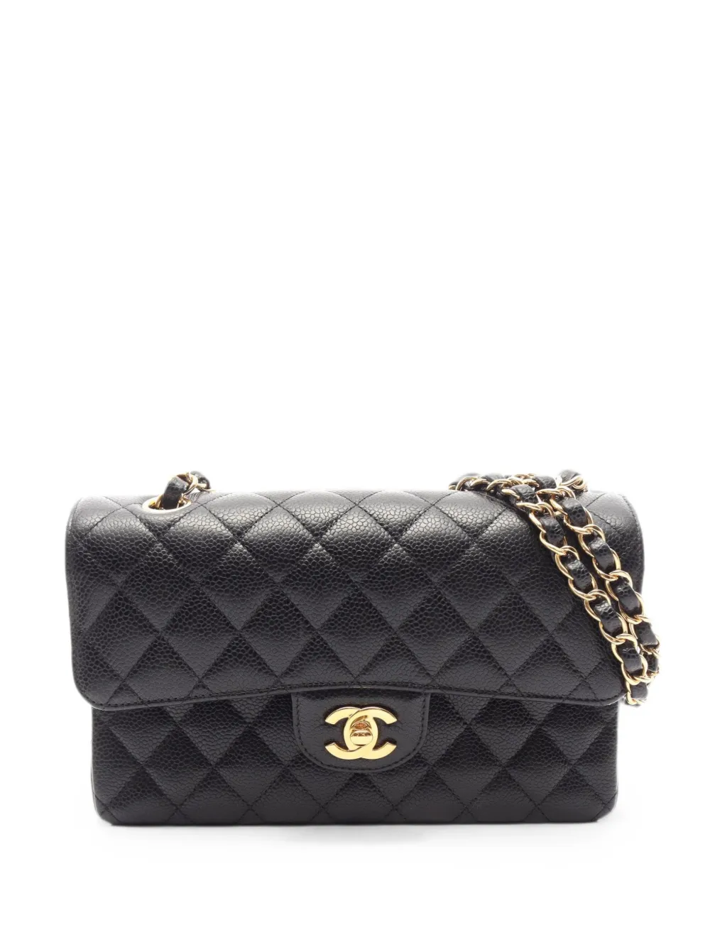 Pre-owned Chanel Matelassé Shoulder Bag In Black