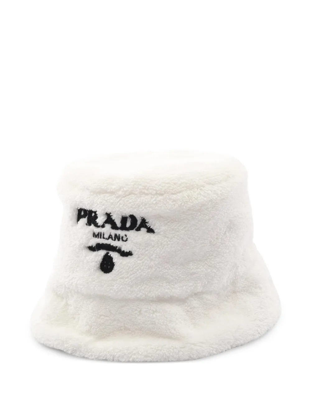 Prada Pre-Owned 2010s logo bucket hat - Bianco