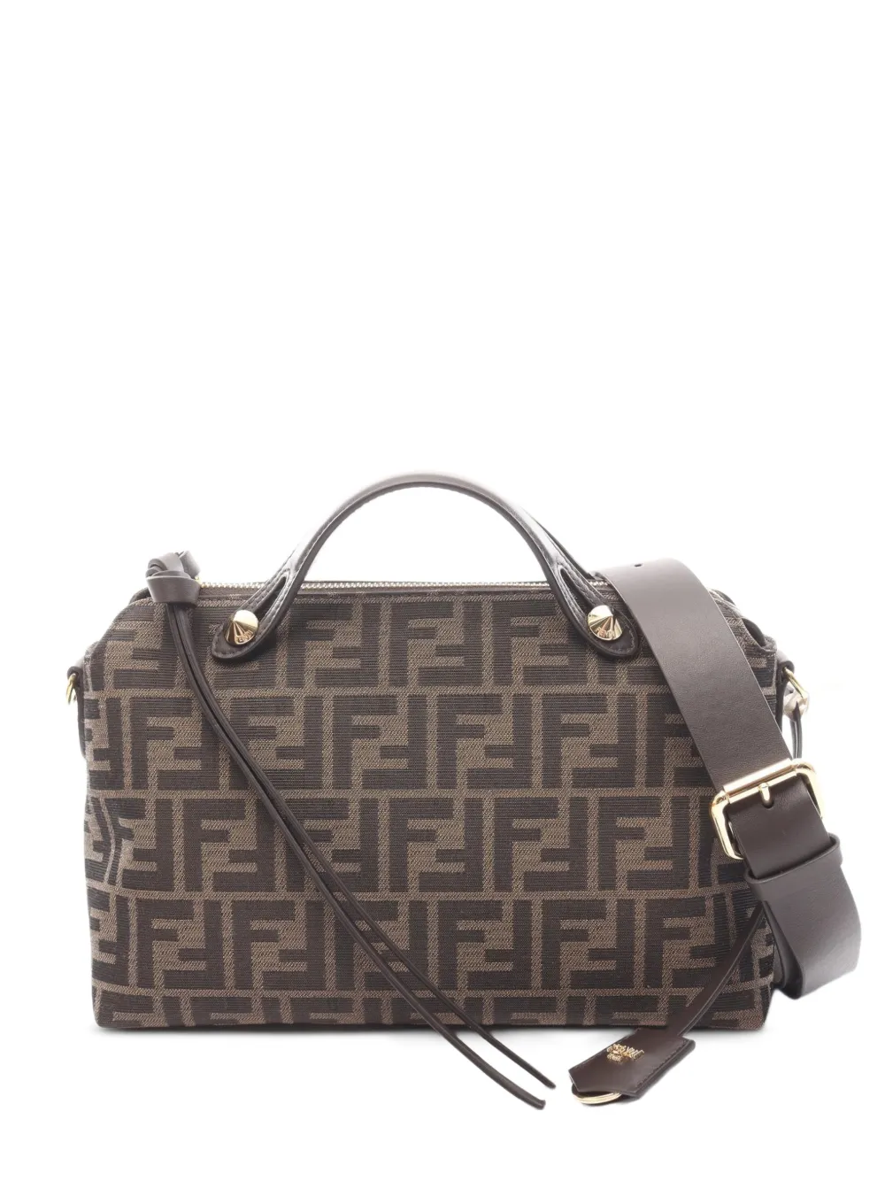 Fendi Pre-Owned 2020s medium By The Way FF jacquard tote bag - Marrone