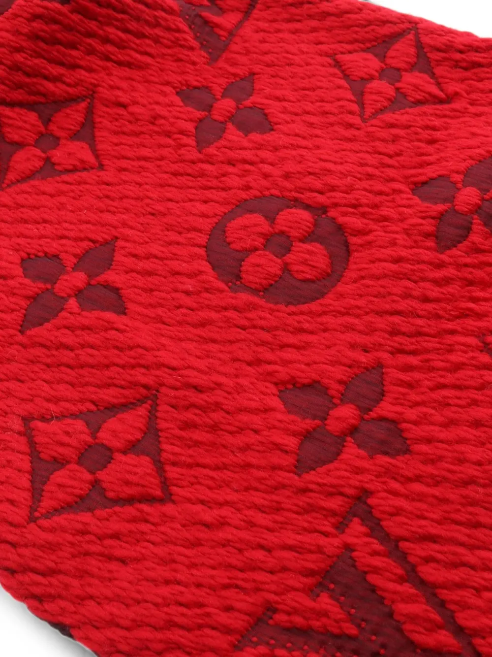 Louis Vuitton Pre-Owned 2018 Logomania sjaal Rood