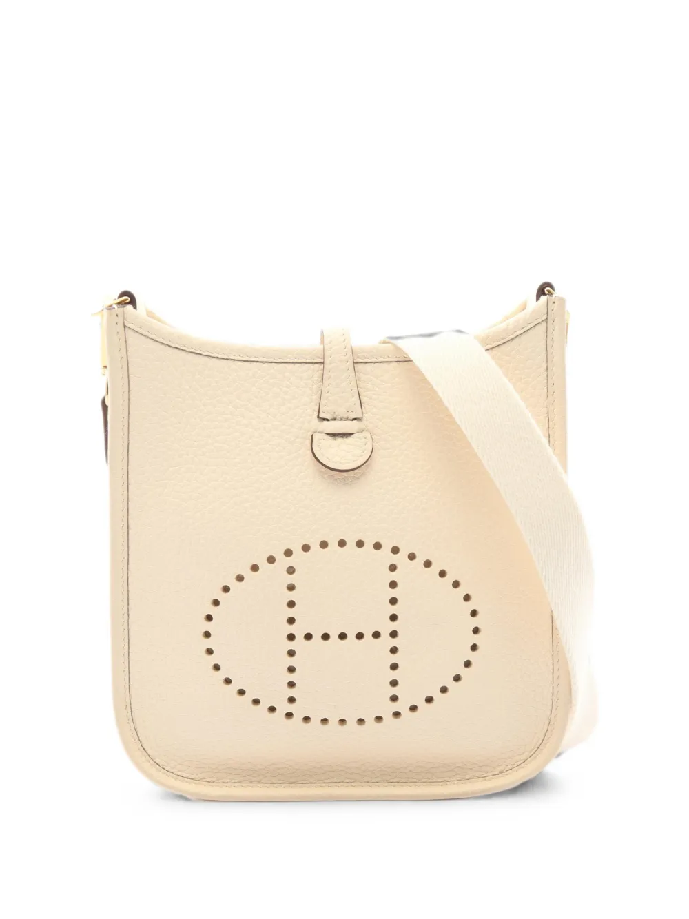 Hermès Pre-Owned 2021 PM Evelyn shoulder bag - Nude