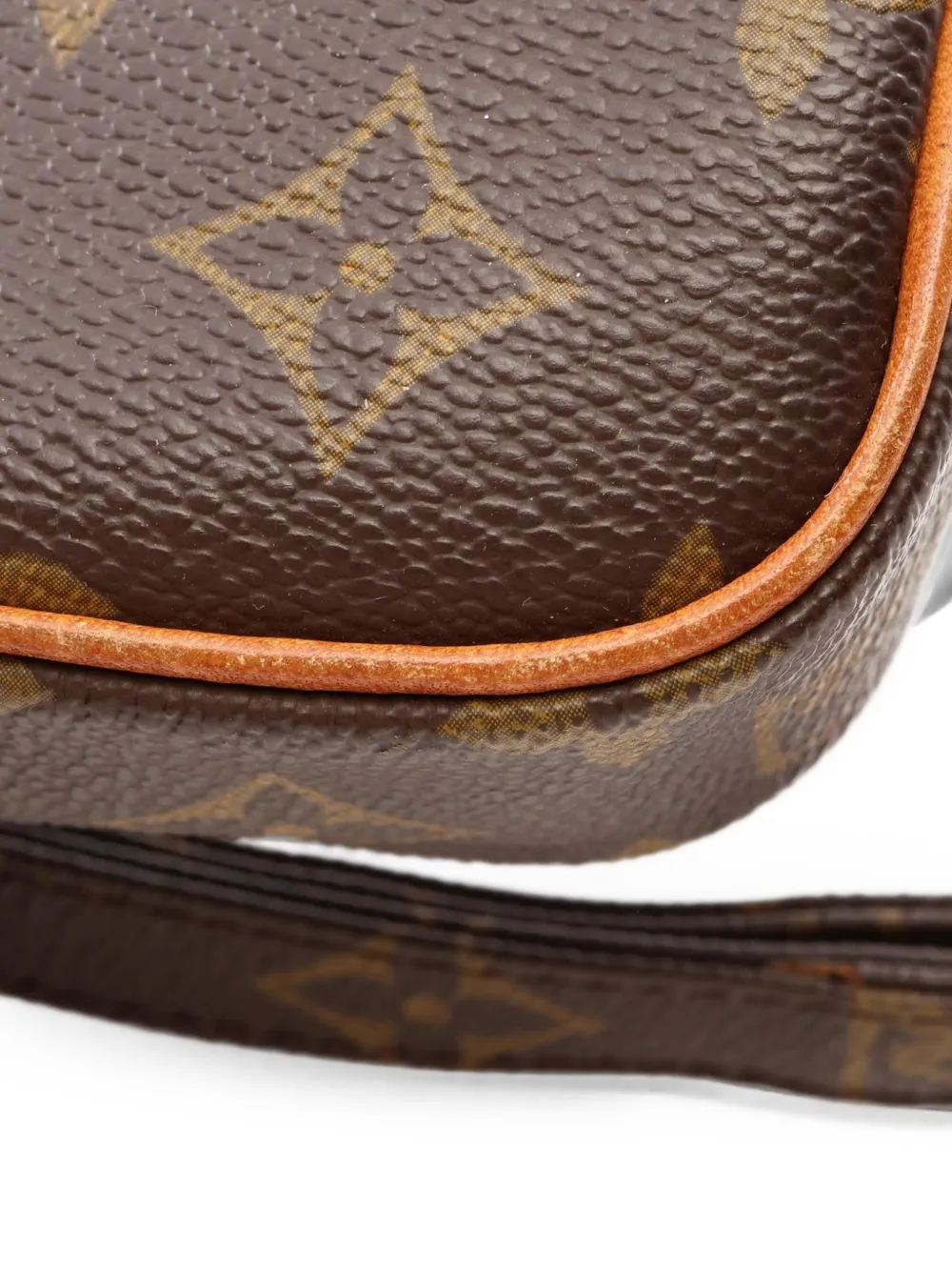 Louis Vuitton Pre-Owned 1988 Monogram Marly Bandoulière schoudertas Bruin