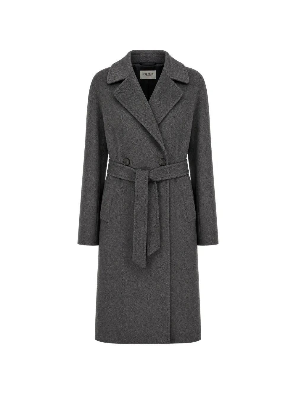 Weekend Max Mara double-breasted wool coat - dark grey - Grigio
