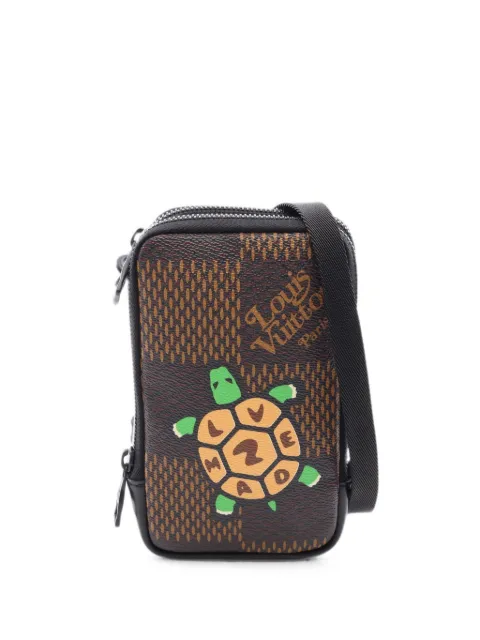 Louis Vuitton Pre-Owned x Nigo 2021 double phone pouch cross body bag