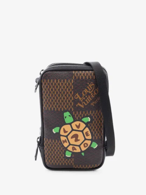 Louis Vuitton Pre-Owned x Nigo 2021 double phone pouch cross body bag