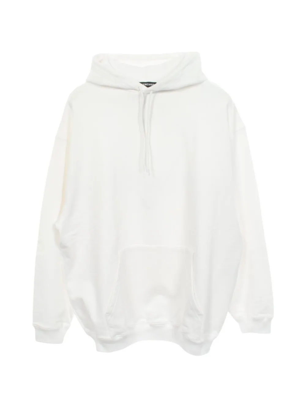 Balenciaga Pre-Owned 2010s logo-print oversized hoodie - Weiß