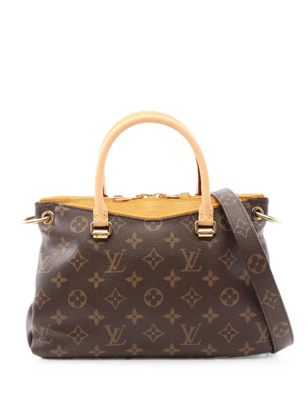 Louis Vuitton Pre-Owned 2014 BB Pallas Saffron 2-Way tote bag - Braun