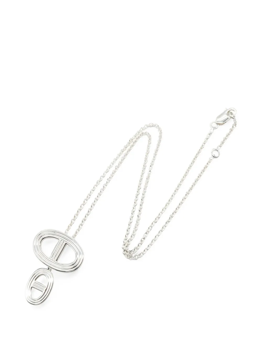Hermès Pre-Owned 2010s Chaine d'Ancre 24 necklace - Silber