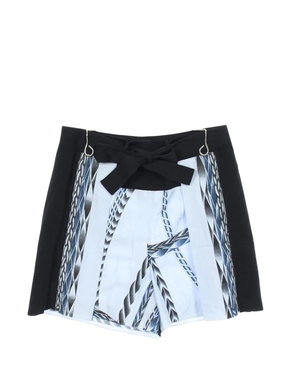 Hermès Pre-Owned 2010s rope-print shorts - Blu