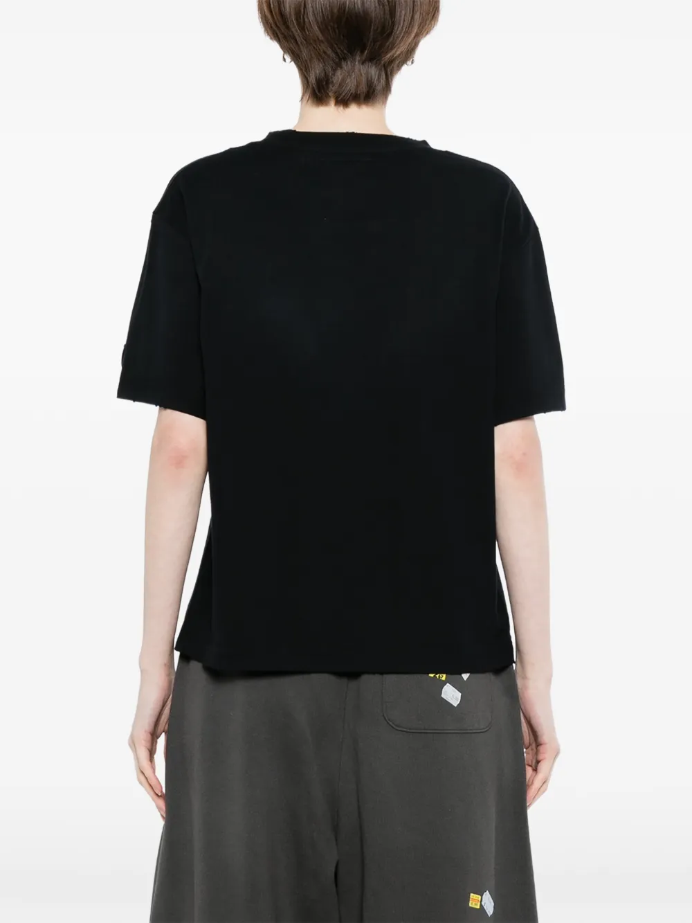 Maison MIHARA YASUHIRO T-shirt met grafische print Zwart