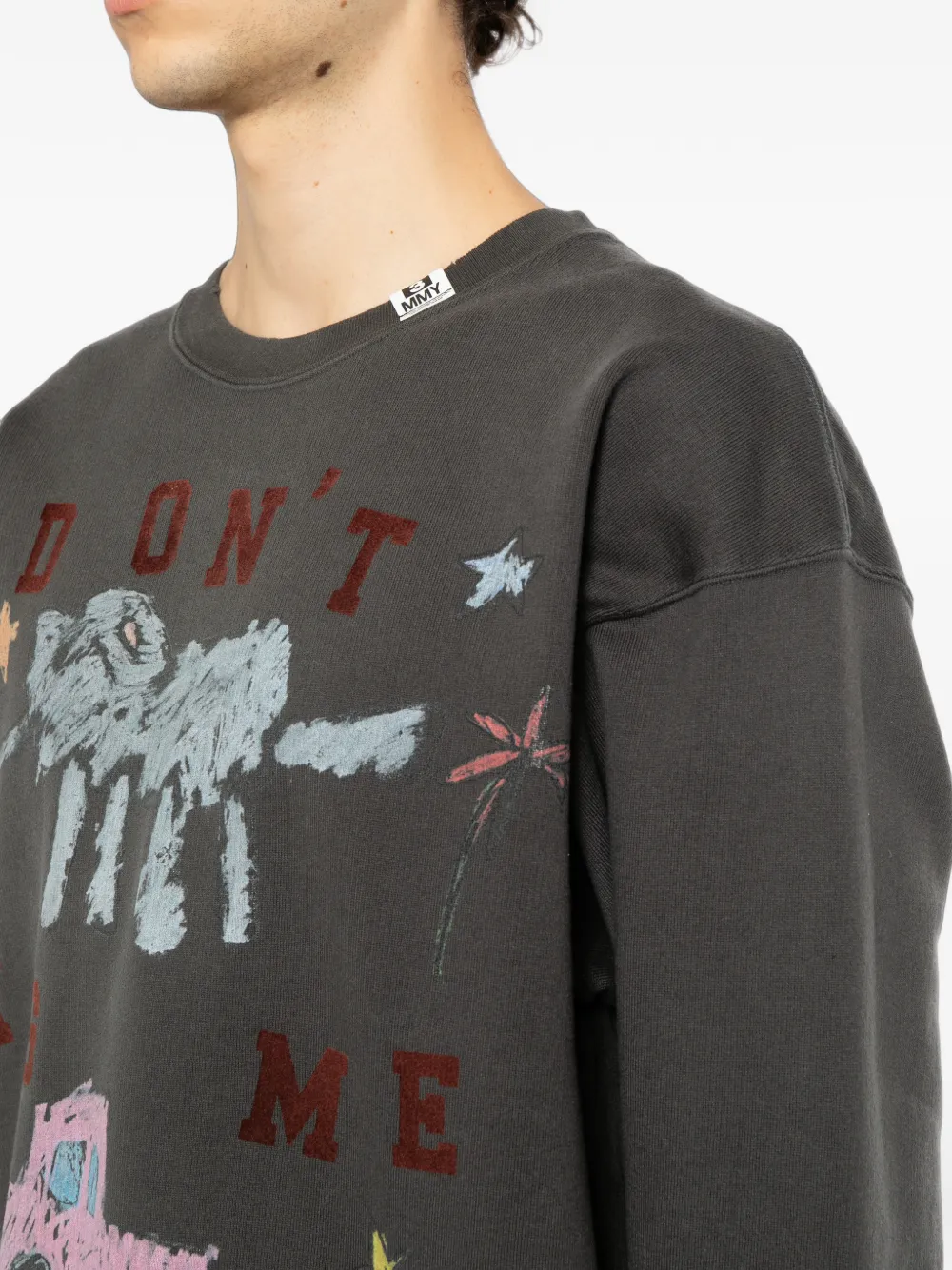 Maison MIHARA YASUHIRO Sweater met print Grijs