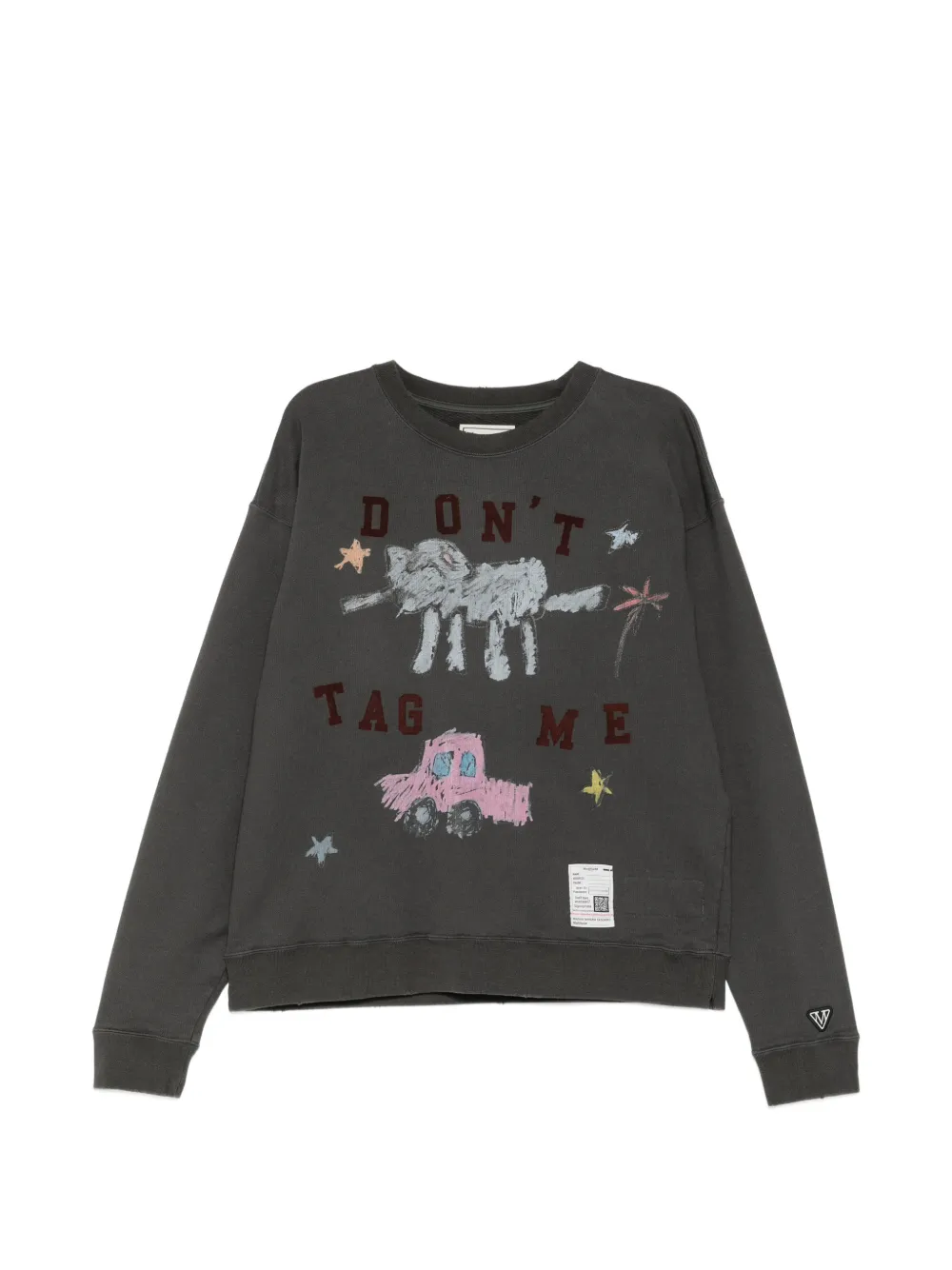 Maison MIHARA YASUHIRO graphic-print sweatshirt - Grigio