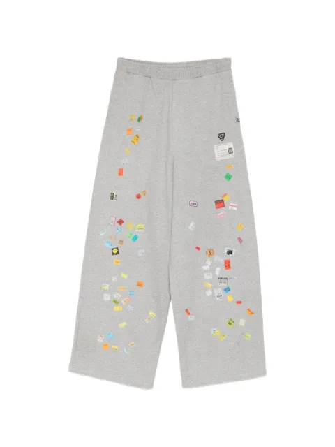 Maison MIHARA YASUHIRO sticker-print track pants
