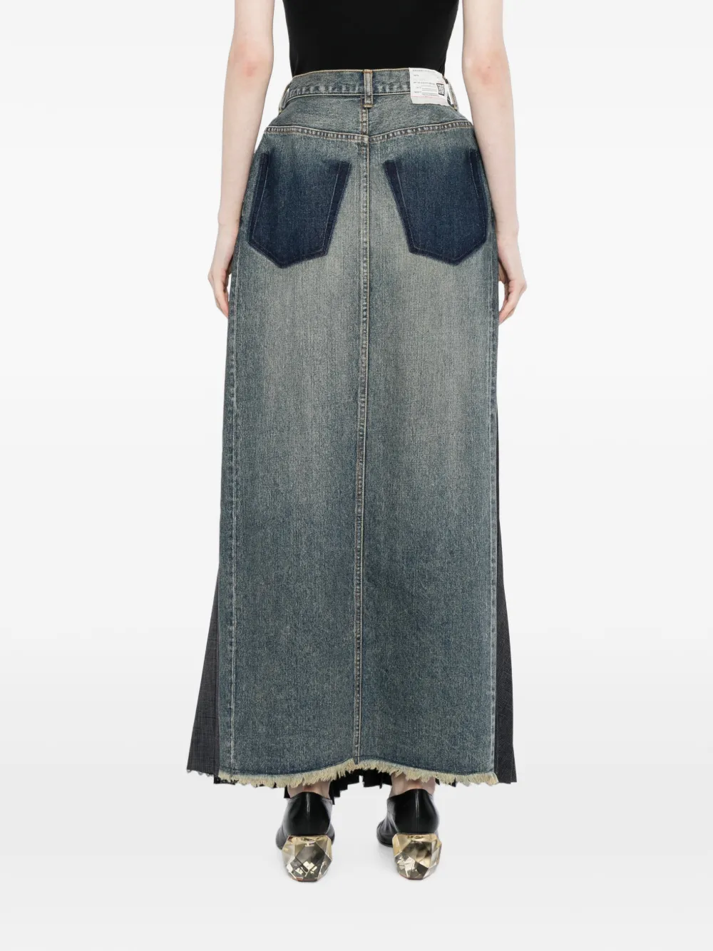 Maison MIHARA YASUHIRO Maxi-plooirok Grijs