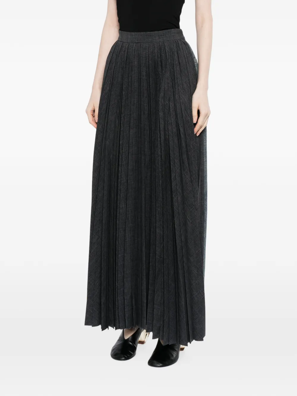 Maison MIHARA YASUHIRO Maxi-plooirok Grijs