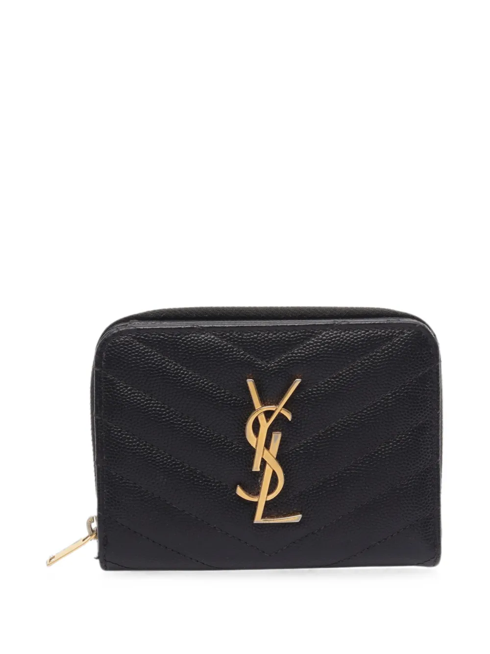 Saint Laurent Pre-Owned 2000s Cassandre wallet - Schwarz