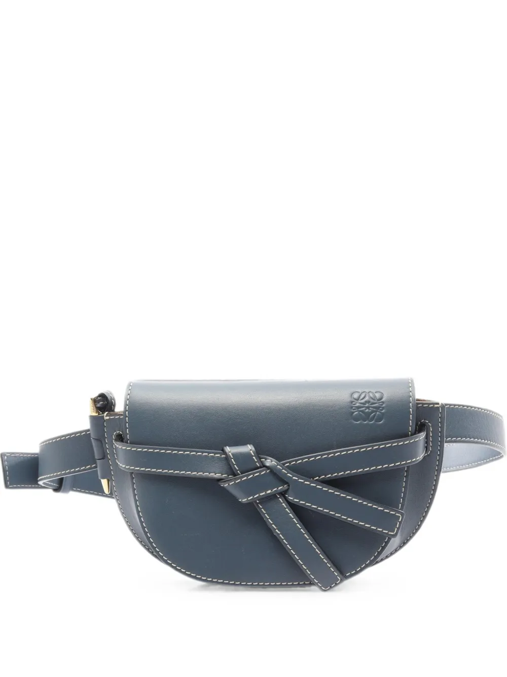 Pre-owned Loewe 2000s Gate Belt Bag In Blue