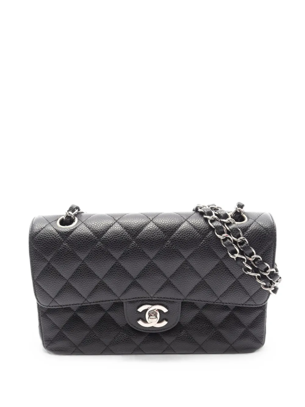 CHANEL Pre-Owned 2005-2006 Matelassé double-flap shoulder bag - Schwarz