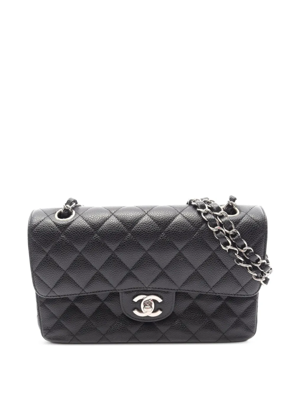 CHANEL Pre-Owned 2005-2006 Matelassé double-flap shoulder bag - Black