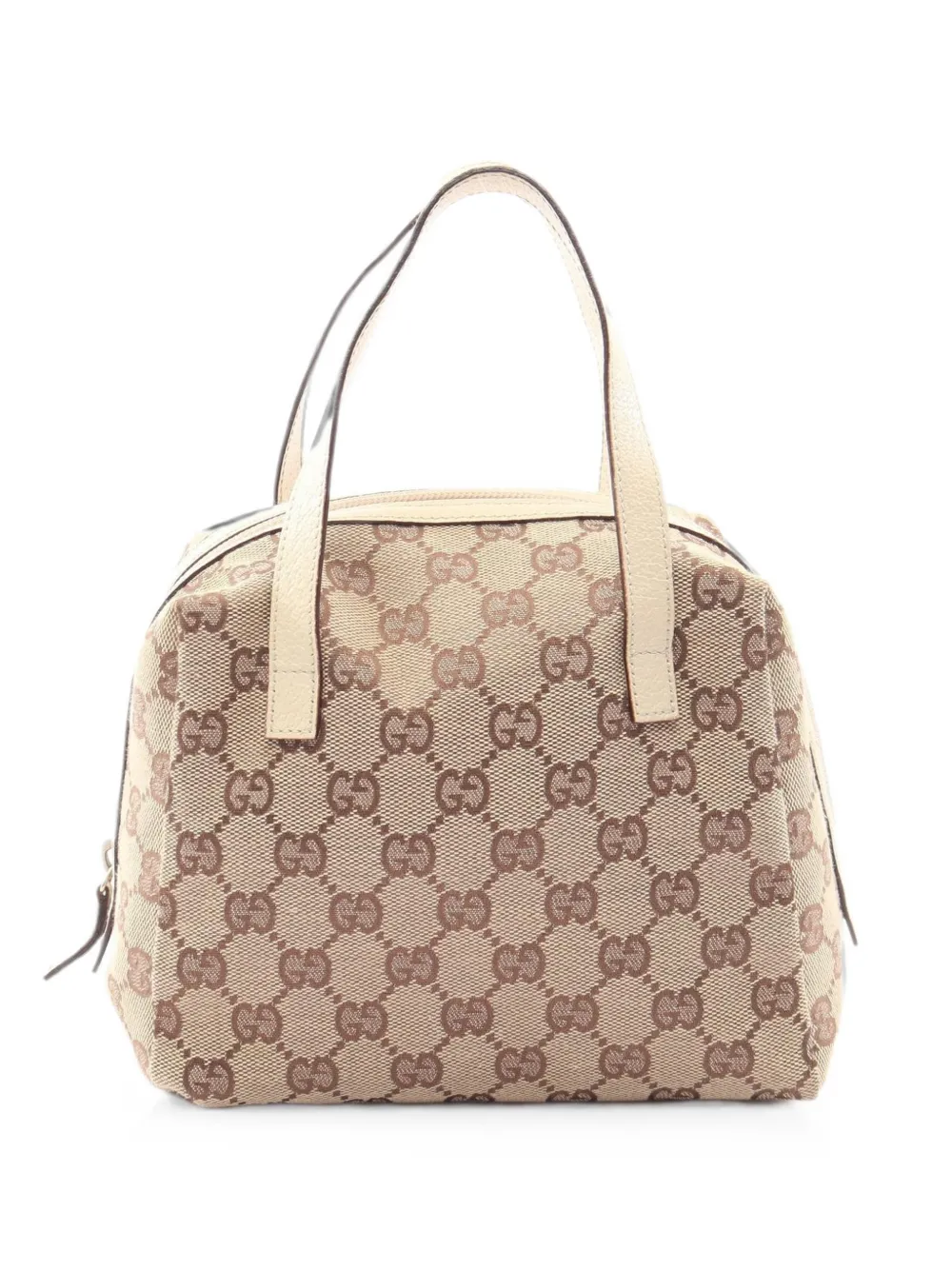 Pre-owned Gucci 2000s Gg Canvas Tote Bag In Neutrals