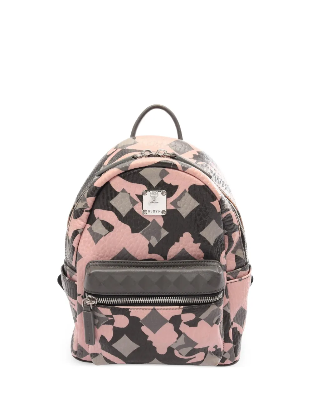 MCM Pre-Owned 2000s camouflage leather backpack - Rosa