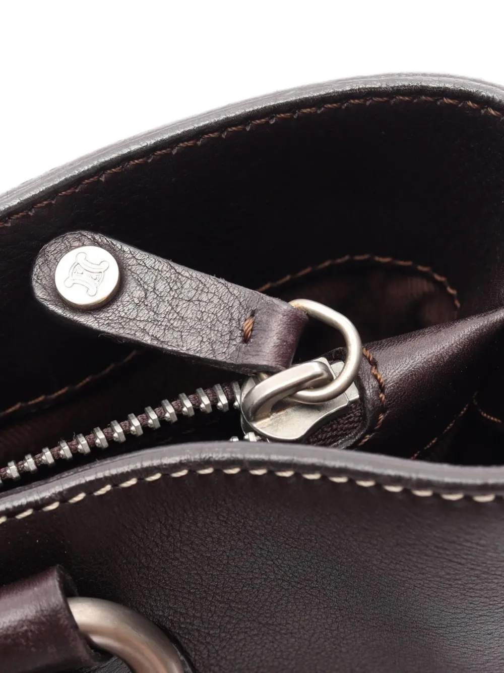 Celine Pre-Owned 2000s Boogie leren shopper Bruin