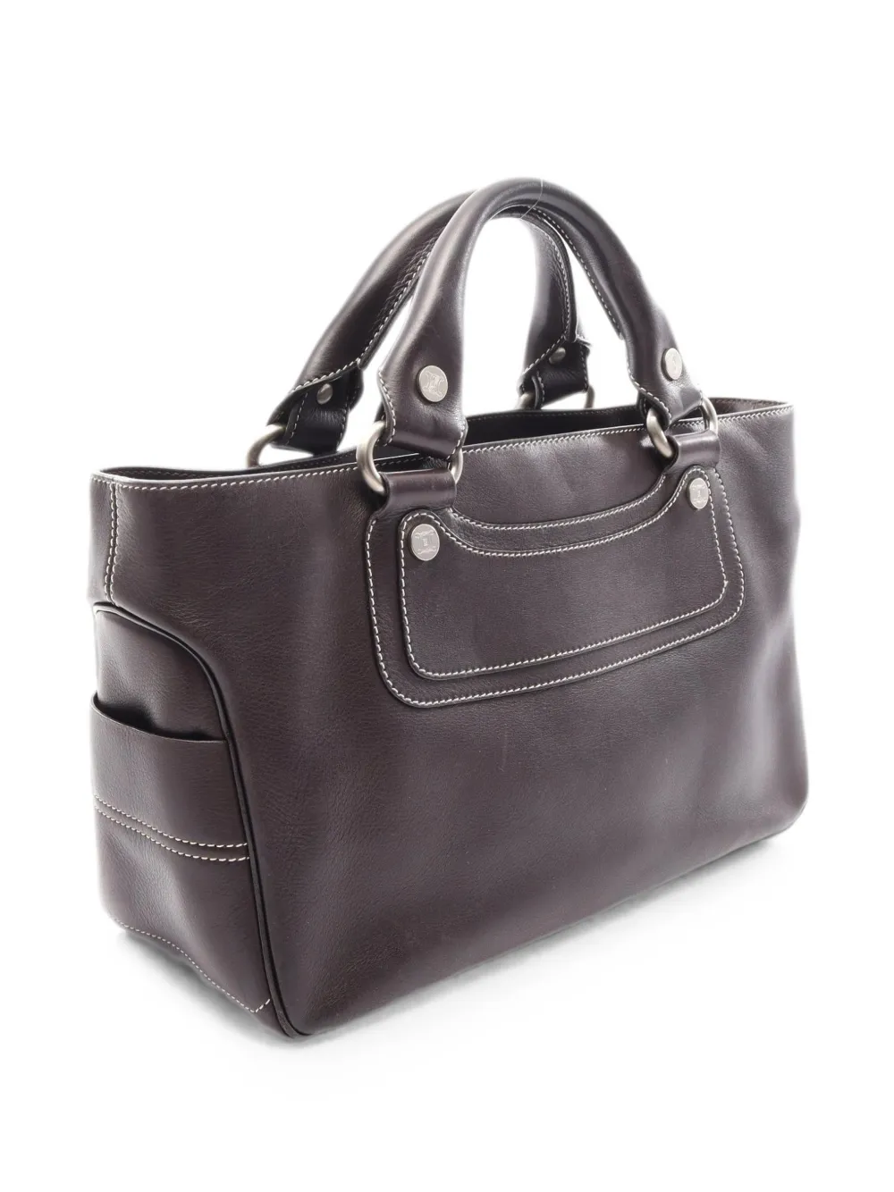 Celine Pre-Owned 2000s Boogie leren shopper Bruin