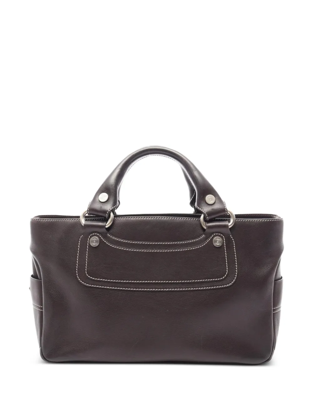 Celine Pre-Owned 2000s Boogie leather tote bag - Marrone