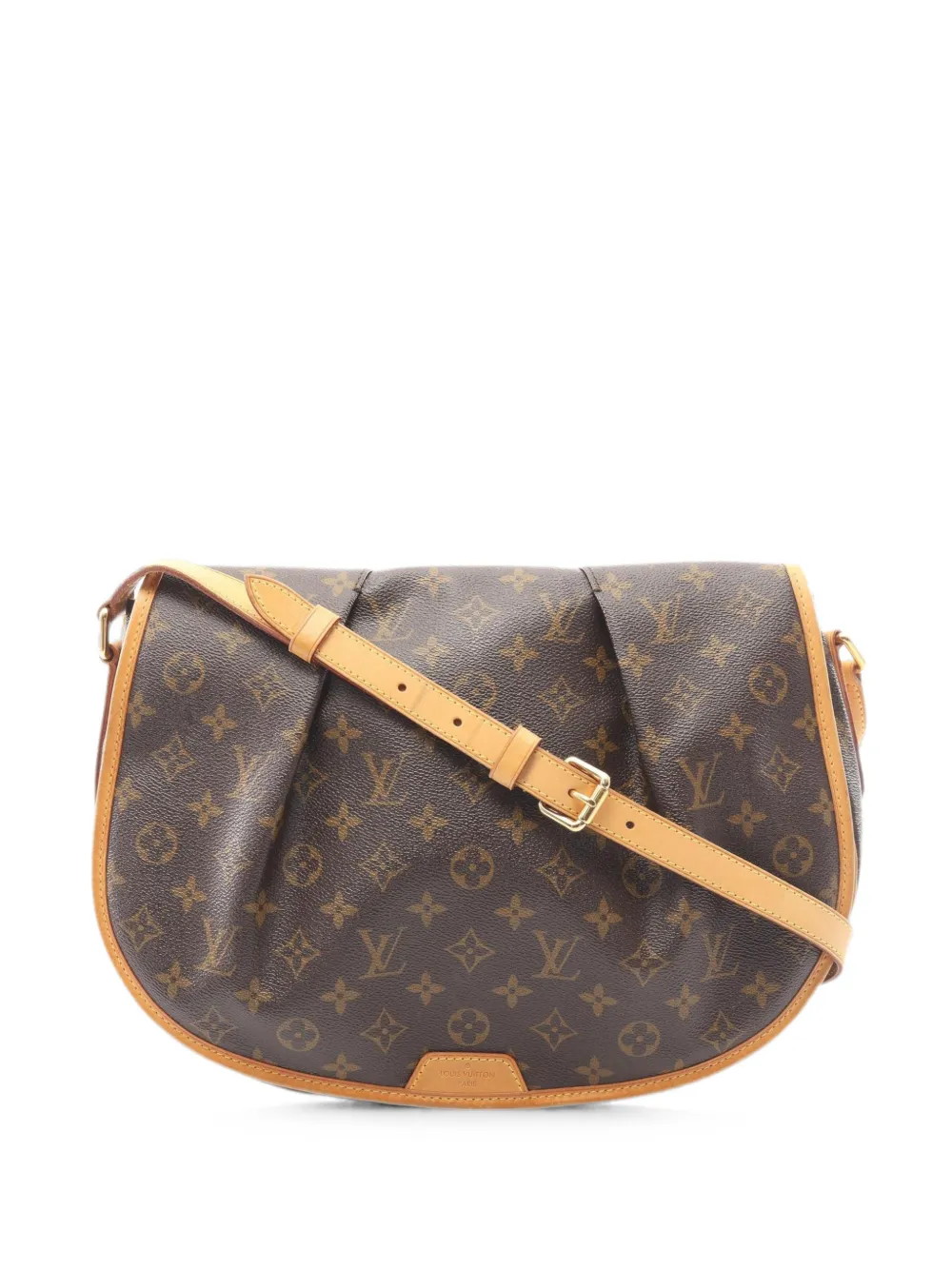 Louis Vuitton Pre-Owned 2011 MM Menilmontant monogram shoulder bag - Braun