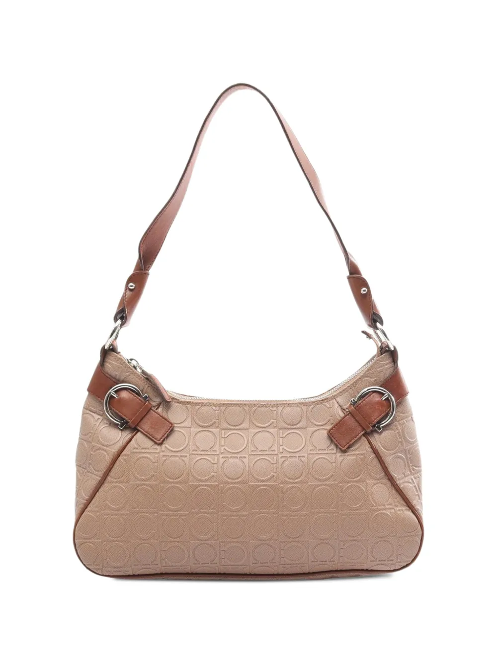 Ferragamo Pre-Owned 2000s Gancini shoulder bag - Toni neutri