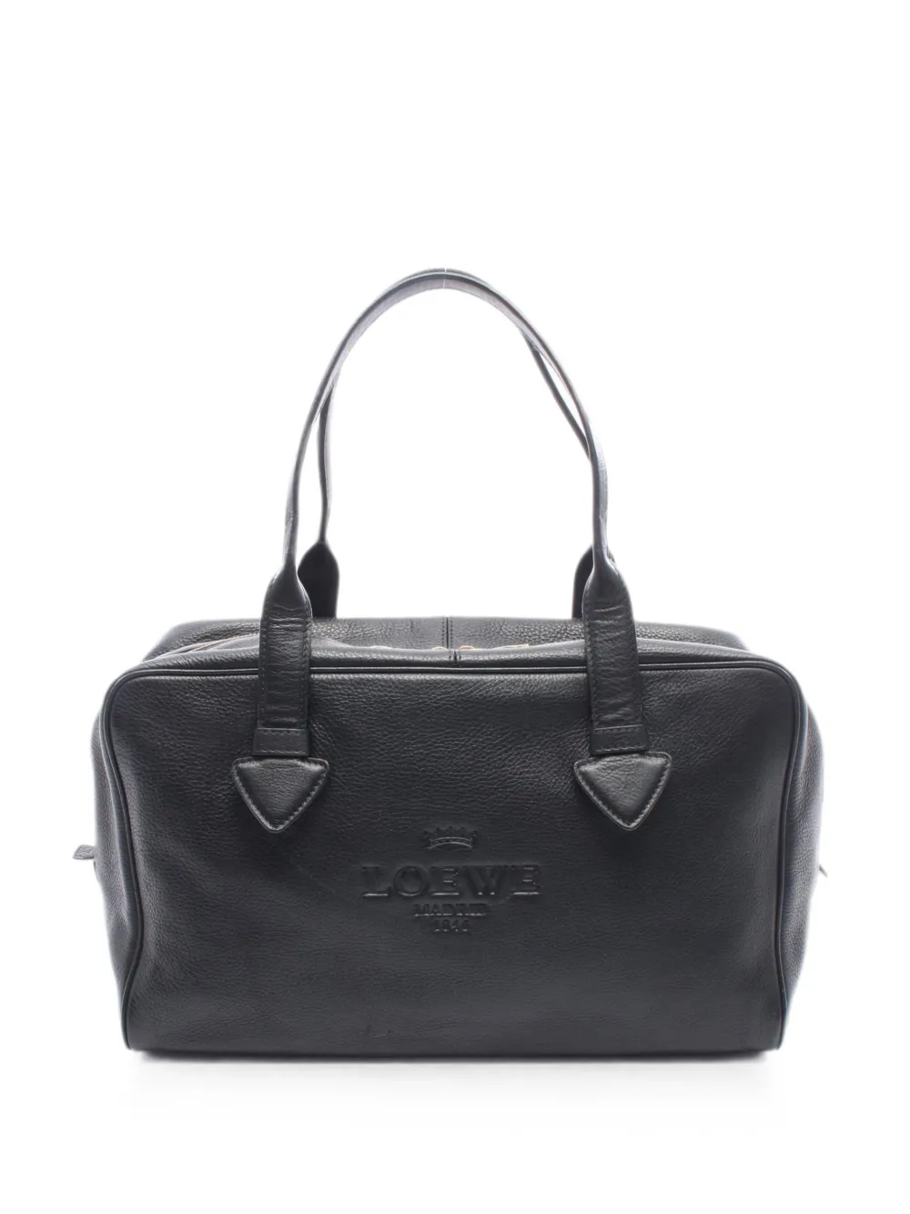 Loewe Pre-Owned 2000s Heritage leather boston bag - Schwarz