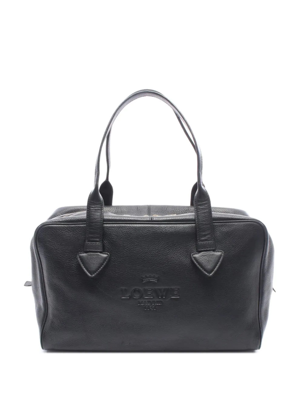 Loewe Pre-Owned 2000s Heritage leather boston bag - Nero