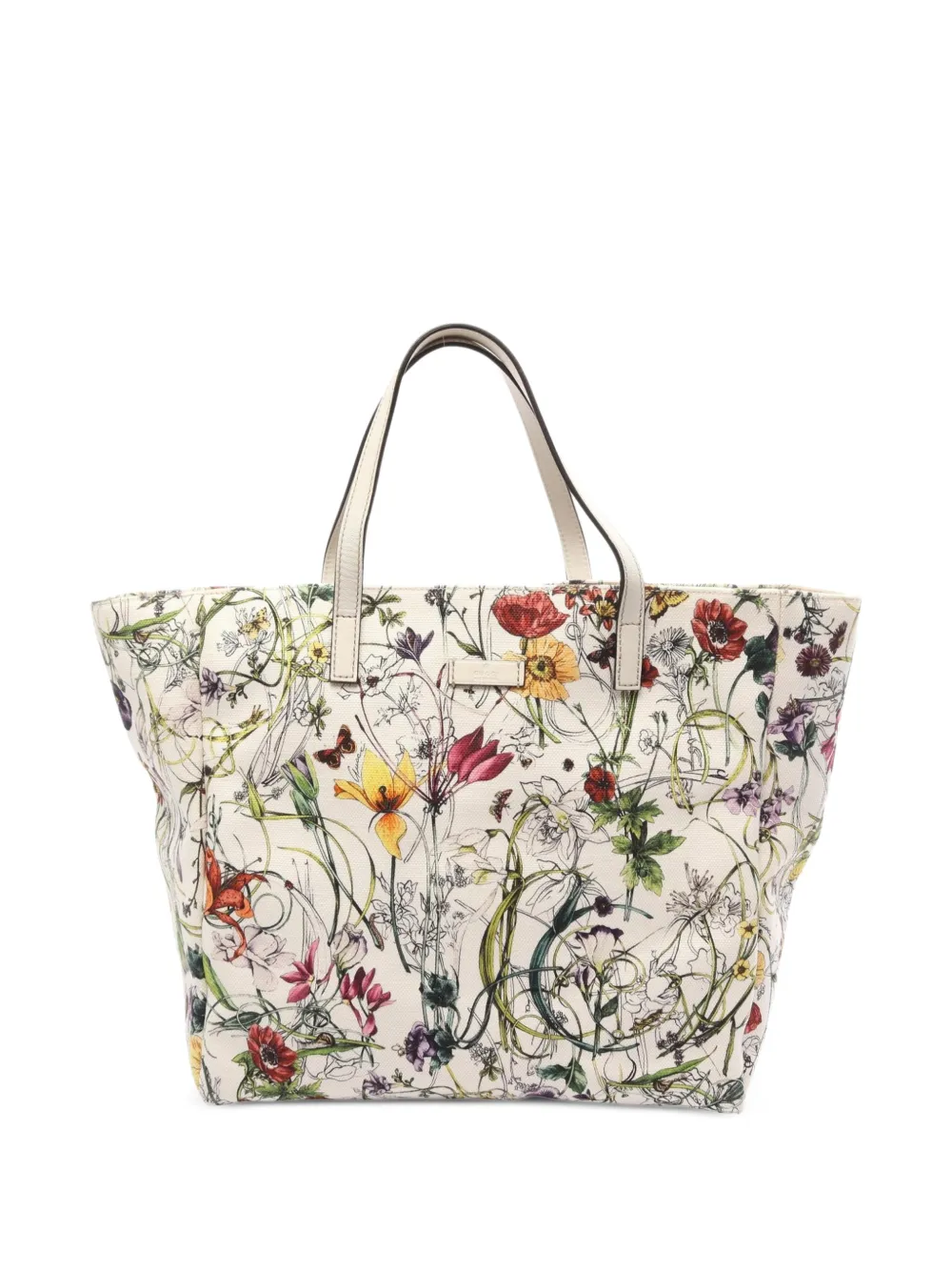 Gucci Pre-Owned 2010s Flora Infinity tote bag - Toni neutri
