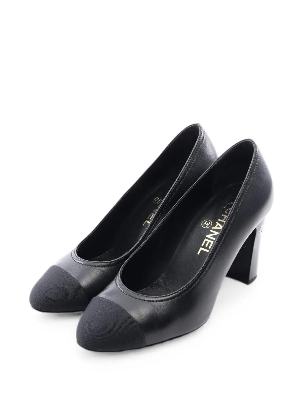 CHANEL Pre-Owned 1986-1988 Coco Mark pumps - Schwarz