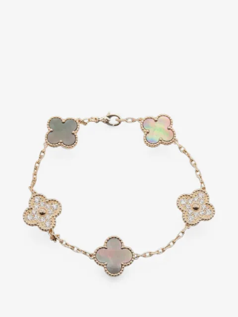 Van Cleef & Arpels Pre-Owned 2010s Vintage Alhambra diamond bracelet