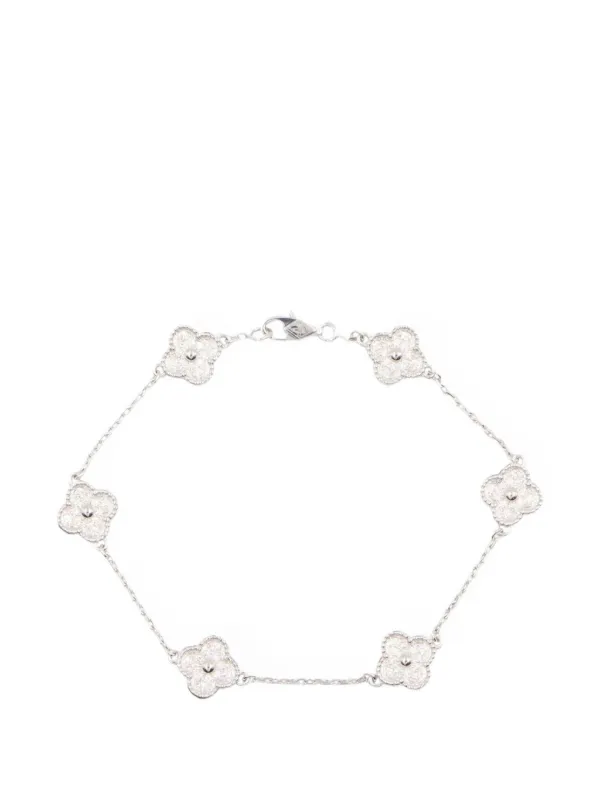 ダイヤモンド ブレスレット@ Van Cleef & Arpels Pre-Owned 2010s スウィート アルハンブラ