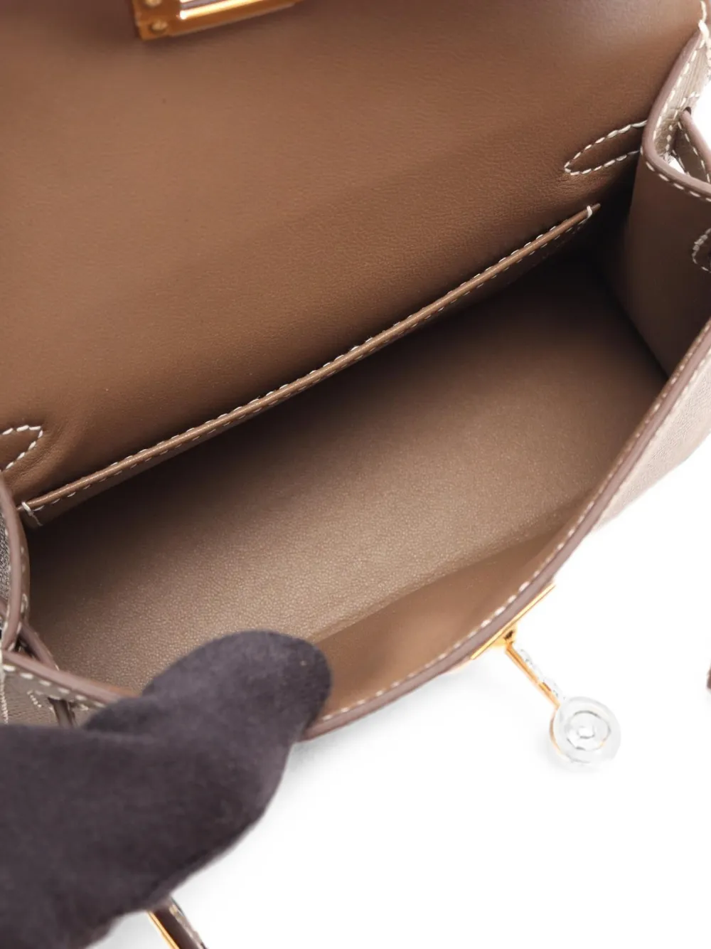Hermès Pre-Owned Kelly 2 mini-shopper Bruin