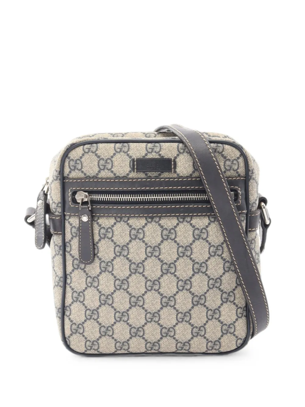 Gucci Pre-Owned 2000s GG Supreme cross body bag - Toni neutri
