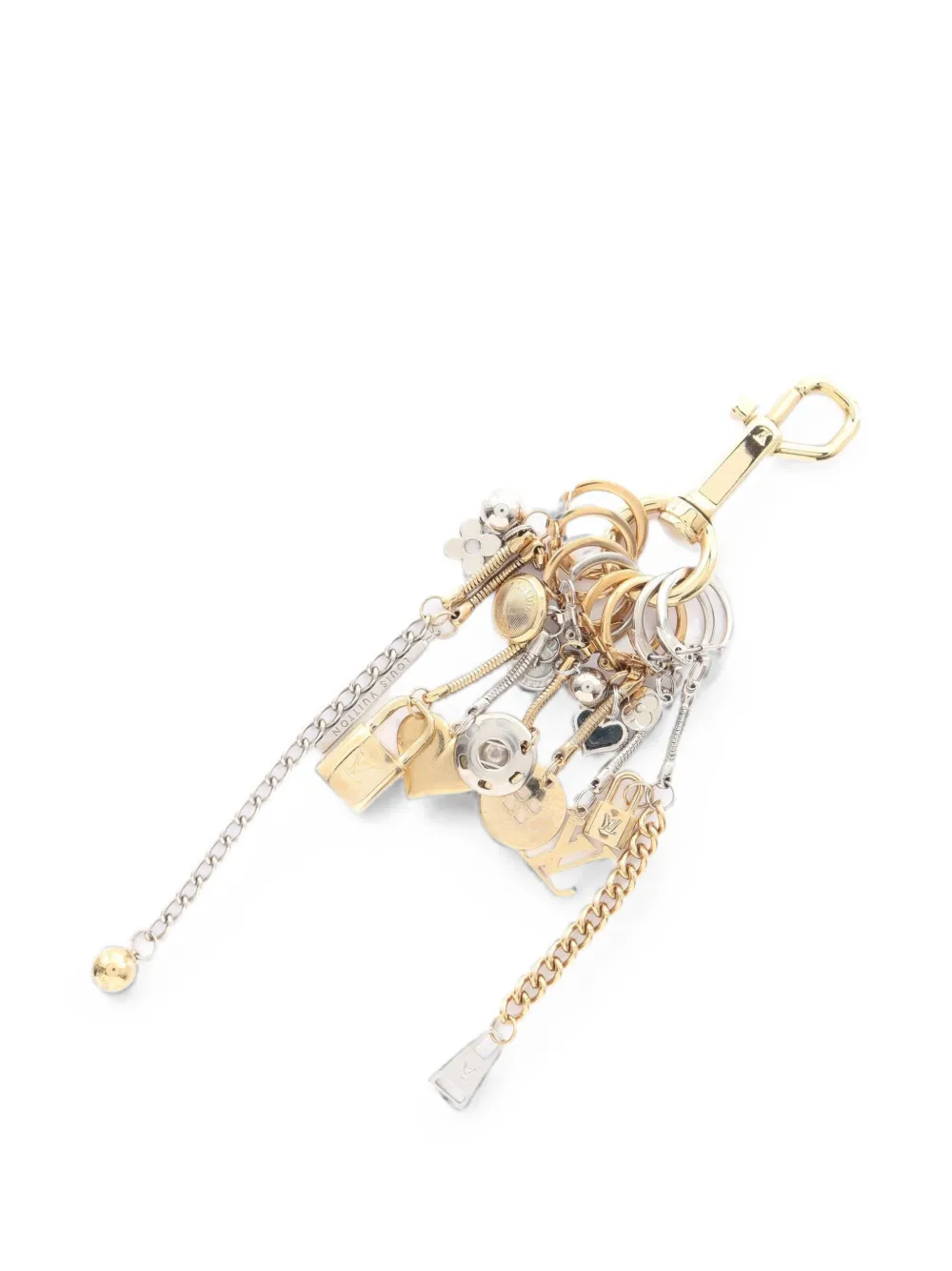 Louis Vuitton Pre-Owned 2000s multi-charm key ring - Oro