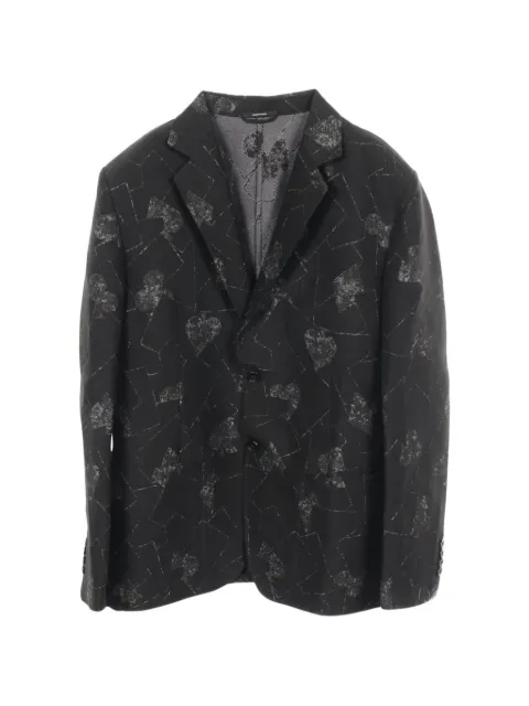 Hermès Pre-Owned 2010s Playing Cards single-breasted blazer