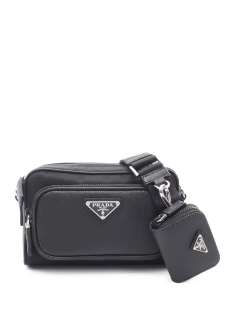 Prada Pre-Owned 2020s Tessuto Saffiano Schultertasche