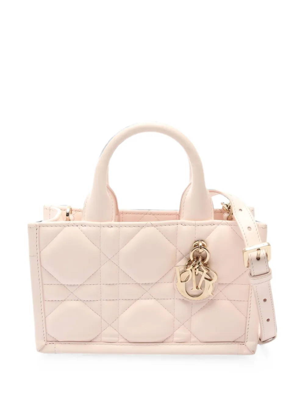 Christian Dior Pre-Owned 2010s cannage tote bag - Rosa