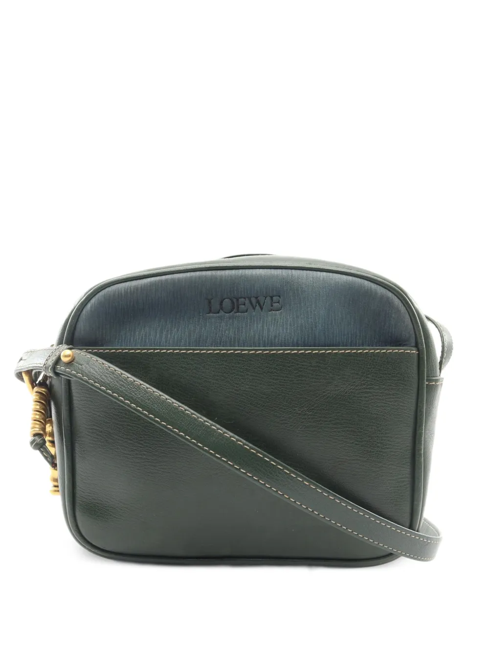 Loewe Pre-Owned 2000s Velásquez zip-fastening shoulder bag - Verde